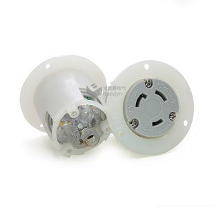 American concealed plug NEMA anti-shedding industrial electronic equipment socket UL certification