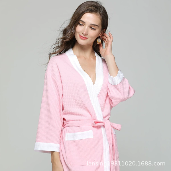 Female model-pink white wide edge