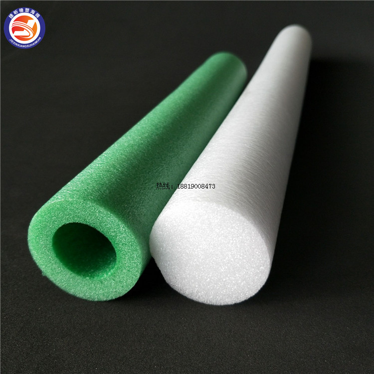 厂家生产 5公分绿色花环编织填充海绵管 泡沫空心棒 抗压无味管子