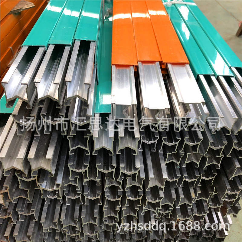 H型单极滑触线DHH行车滑线JDC-H铝滑触线 复合型单极滑线