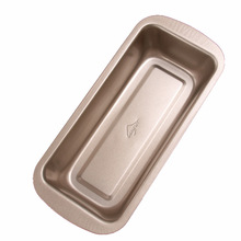 不粘土司盒碳钢吐司盒450克不带盖平边长方形金色黑色可选烘焙