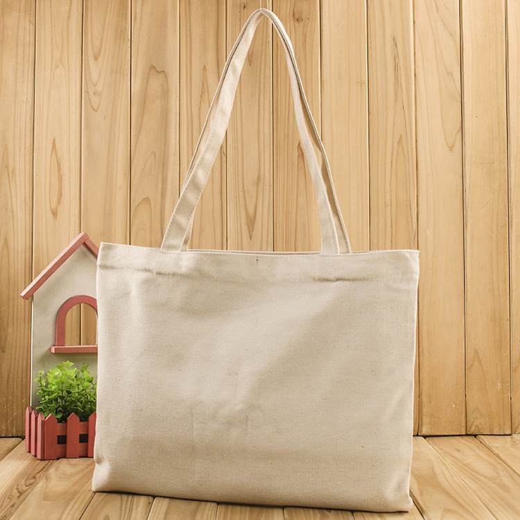 厂家生产全棉帆布袋 可印LOGO创意手提广告棉布购物袋