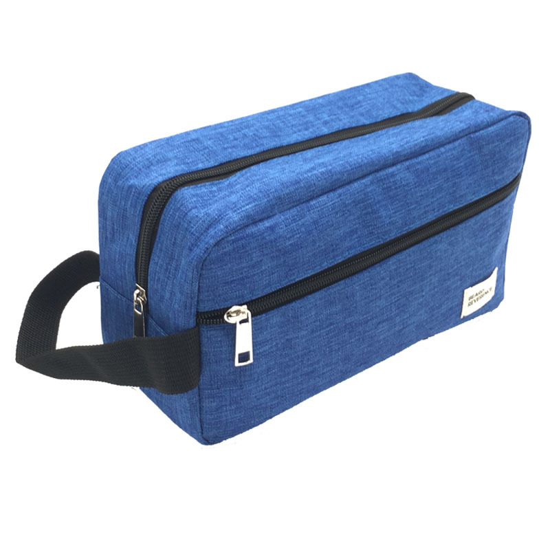 En stock bolsa de lavado impermeable bolsa de almacenamiento de viaje al aire libre bolsa de cosméticos de mano multifuncional de gran capacidad para hombres imprimible