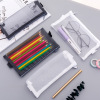 Transparent fresh capacious pencil case for elementary school students, South Korea