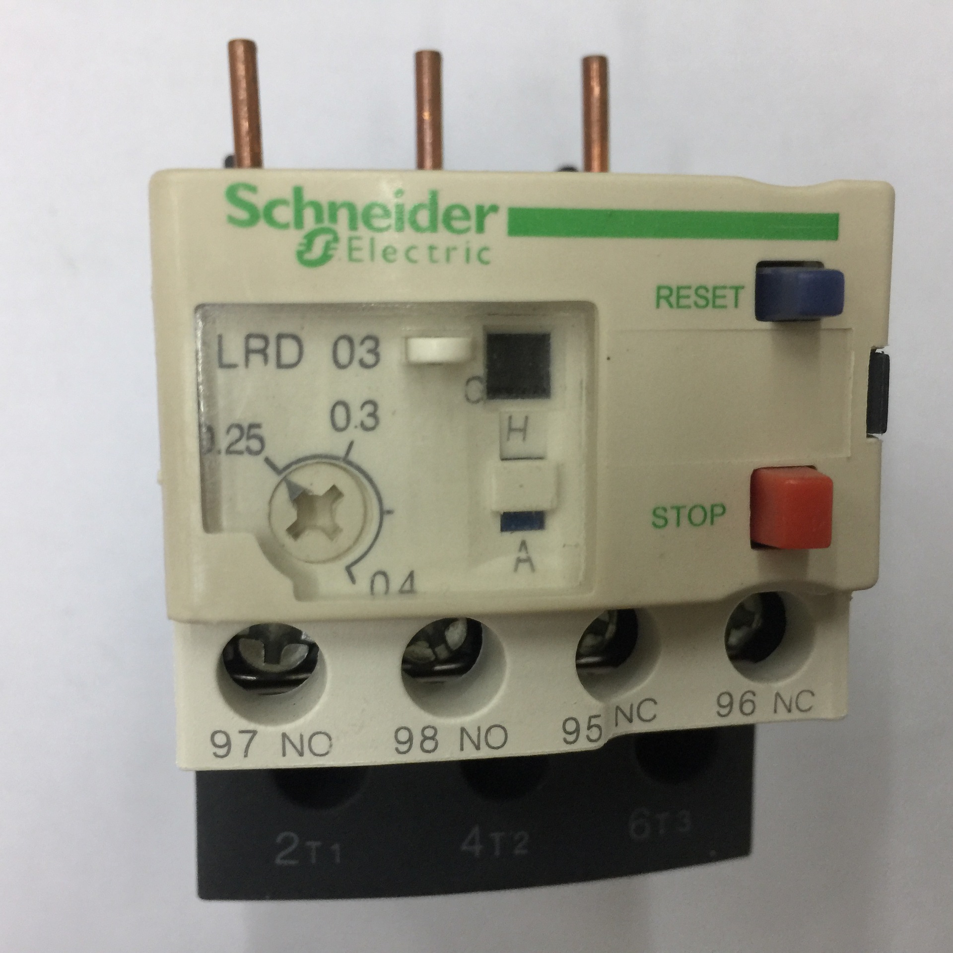原装正品LRD03C 0.25-0.4A Schneider过流保护热过载继电器