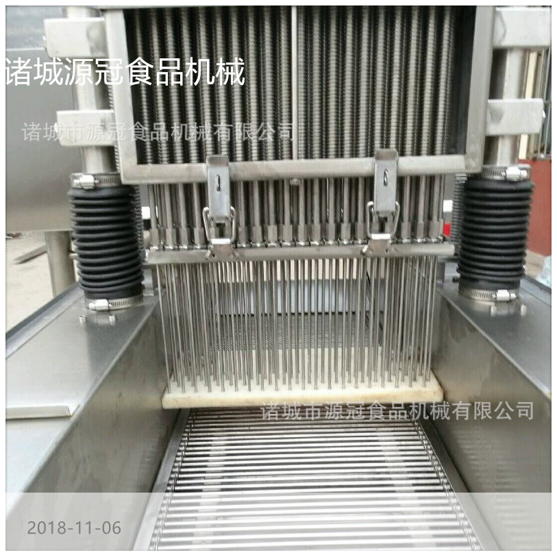 全自动盐水注射机腊肉猪肉腌渍料注射机不锈钢鸡鸭肉盐水注射设备