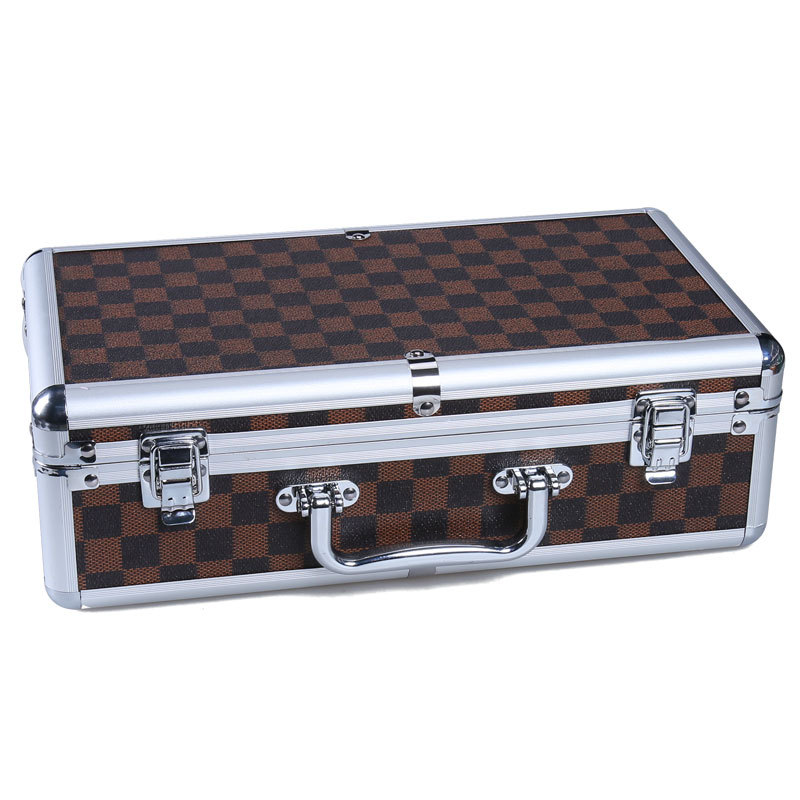 厂家热销手提铝合金麻将箱家用大号通用麻将收纳箱娱乐棋牌包装箱