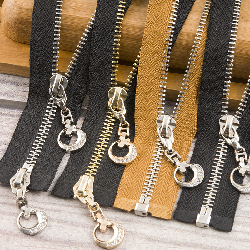 No.5 metal zipper clothing clothing accessories metal zipper y teeth pants open tail zipper spot wholesale