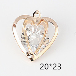 Amor creativo personalizado de cinco estrellas accesorios de joyería material de bricolaje pendientes pulsera con colgante de diamantes colgante pequeño