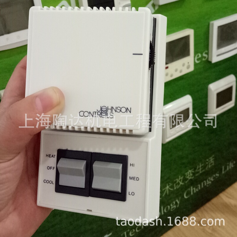 Johnson mechanical temperature control switch central air conditioning control panel inventory T2000 Johnson thermostat