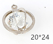 Amor creativo personalizado de cinco estrellas accesorios de joyería material de bricolaje pendientes pulsera con colgante de diamantes colgante pequeño