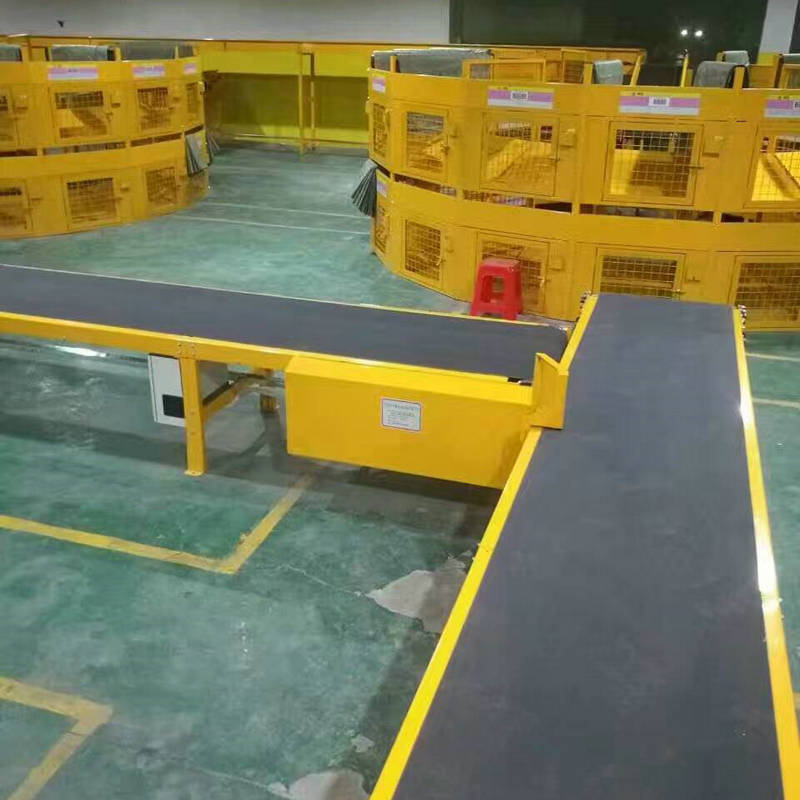 厂家生产物流快递装卸货工业自动化包装流水线皮带输送线包裹分拣