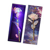 Colorful Simulation 24K Gold Foil Rose Gift Box Single Tanabata Valentine's Day Gift Creative Birthday Manufacturer Cross -border