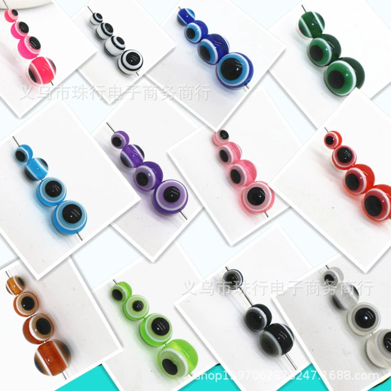 Transparent beads, accessory, accessories, 4-12mm, through hole