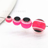 Round beads, resin, accessory with accessories, wholesale, 4-12mm, through hole