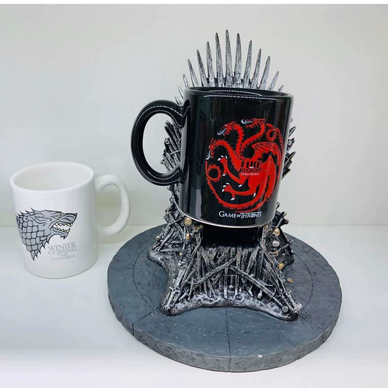 Керамическая кружка с мультяшной игрой, черно-белая кружка, кружка для воды