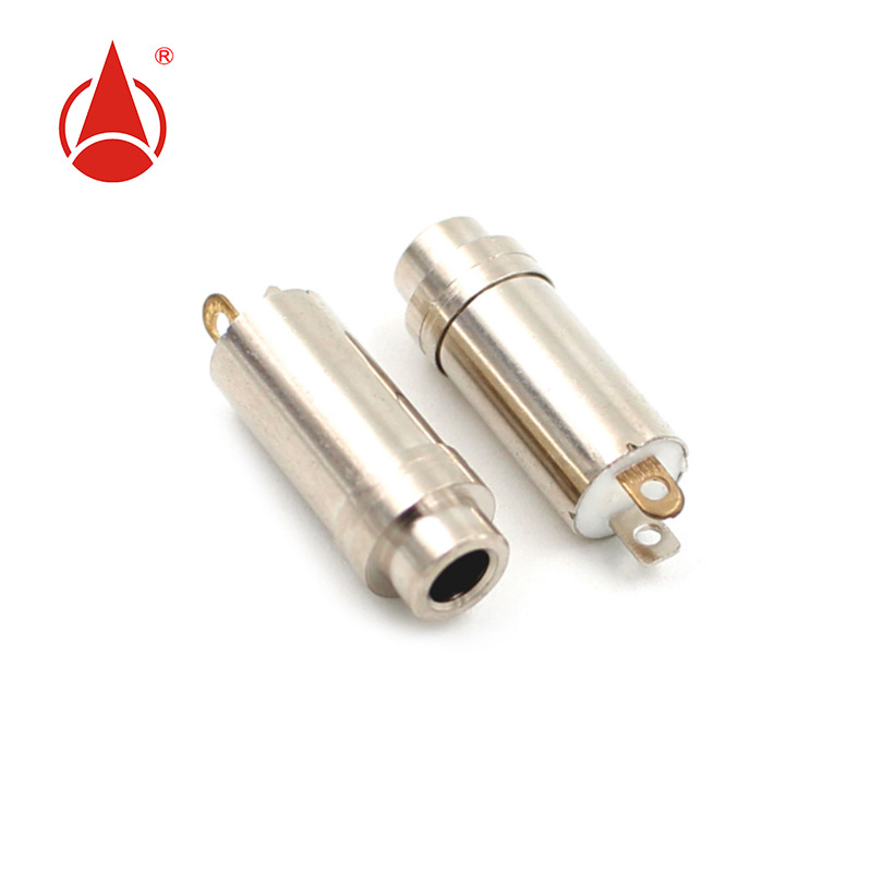 厂家供应3.5耳机母座插头白色镀镍电脑手机电源插座插针音频母座