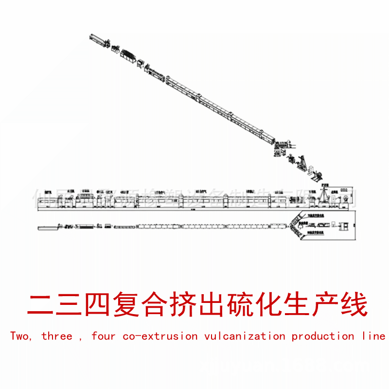 供应挤出机 橡胶跑道微波硫化线 胶管生产线 密封条机器 轮胎设备