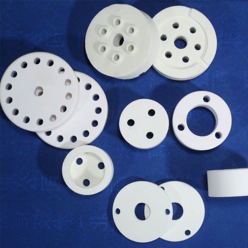 加工防爆干烧红外发热辐射电热管陶瓷法兰耐高温绝缘配件