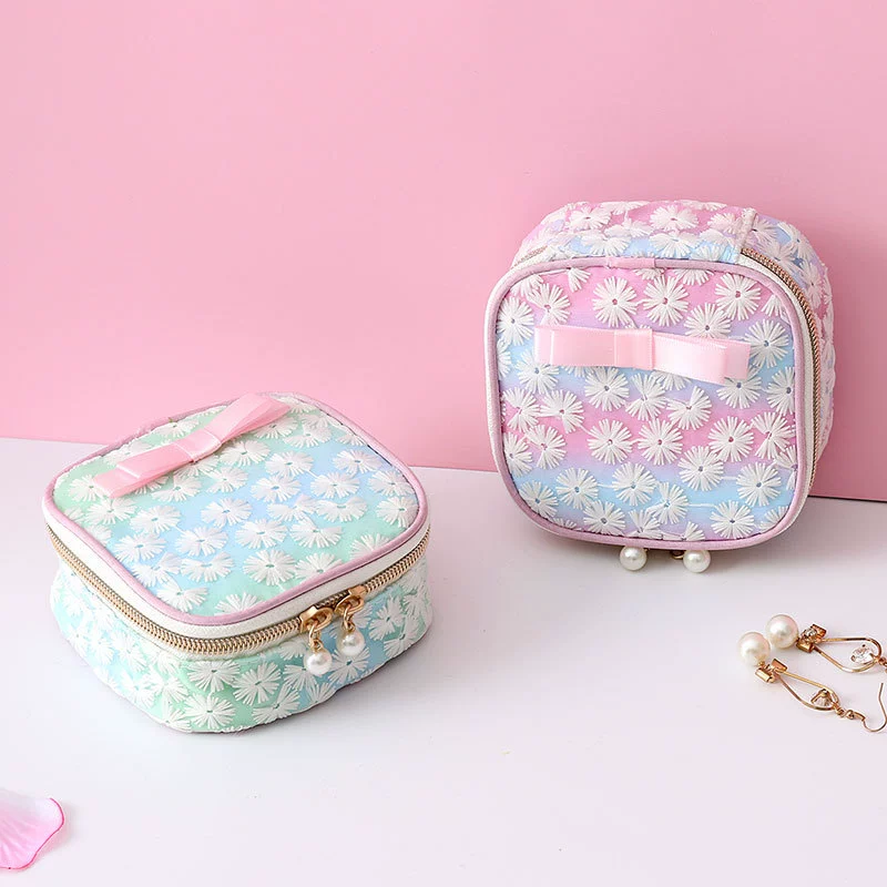 Санитарные прокладки для путешествий, organizer bag, сумка для хранения, японский и корейский стиль, с вышивкой