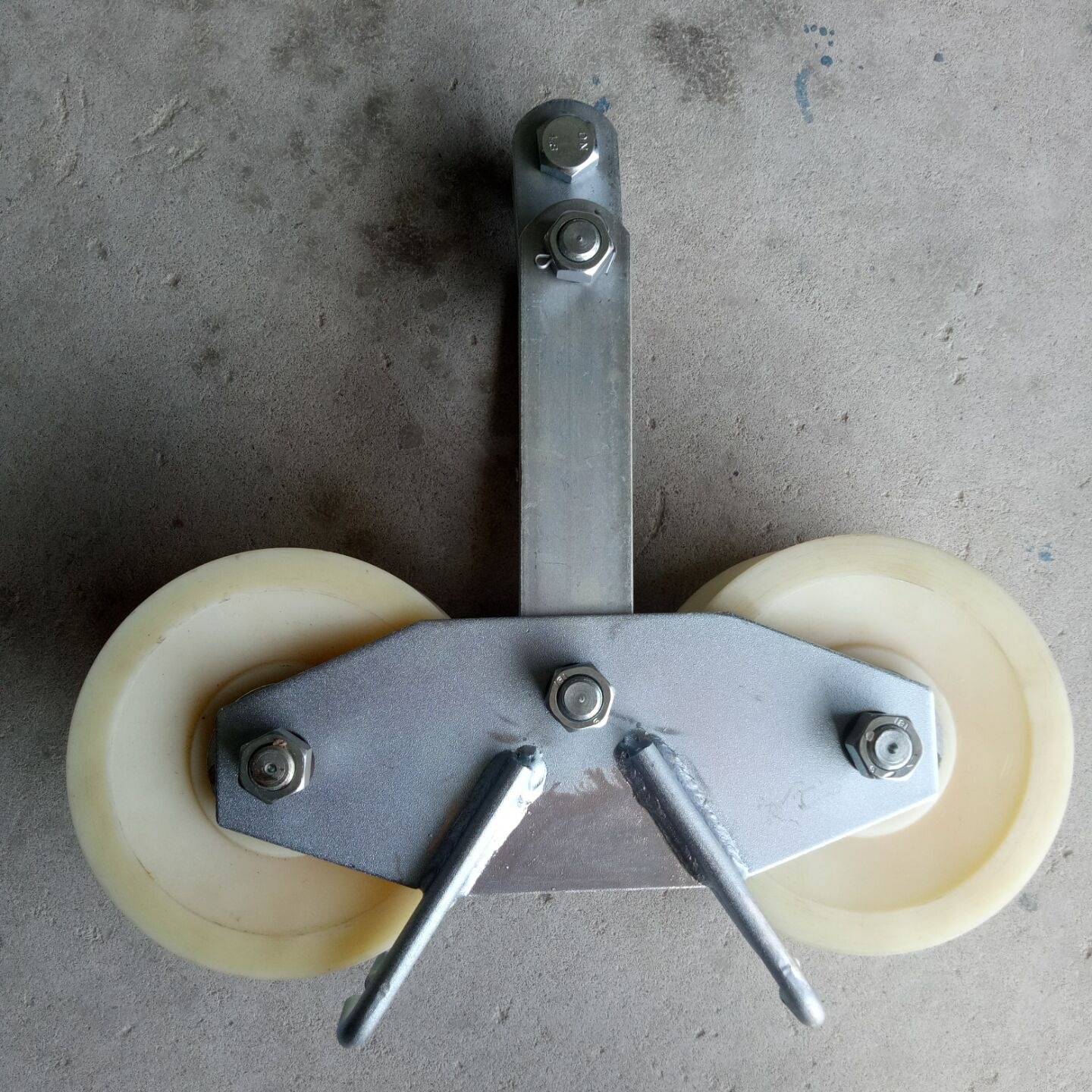 2轮铝轮尼龙轮前后双轮放线滑车电力施工工具电缆滑轮放线滑车