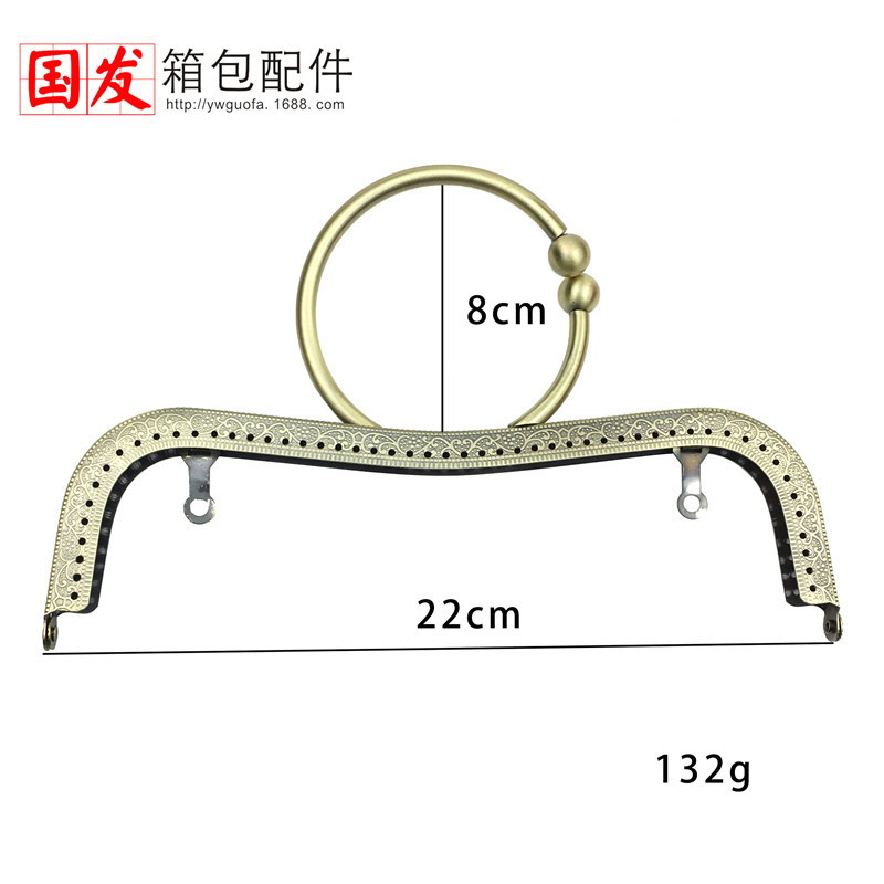 22CM cintura cóncava en relieve brazalete en forma de O oro brazalete creativo oro de mano oro de mano oro