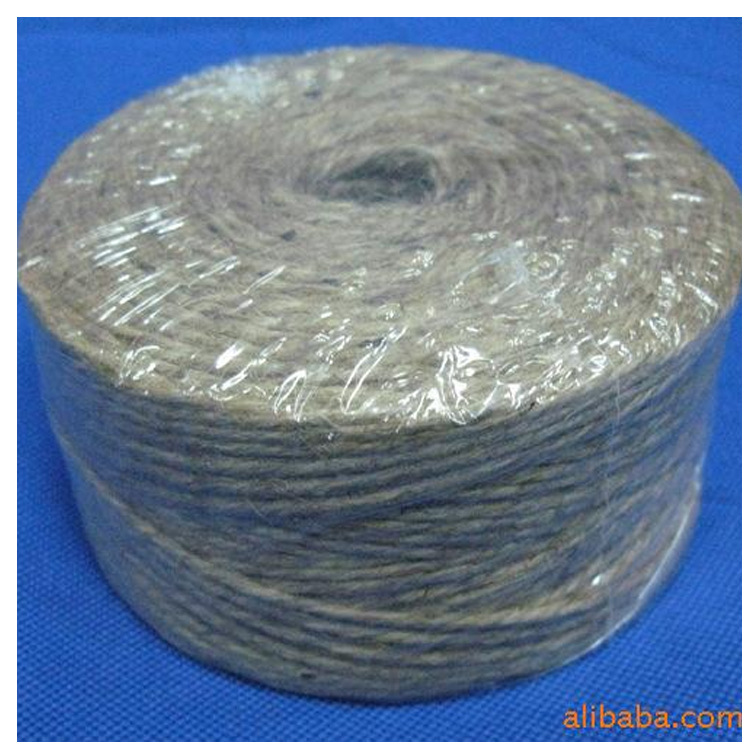 2股1MM吊牌黄麻线工艺品黄麻线手工编织DIY麻线猫爬架缠绕细麻绳