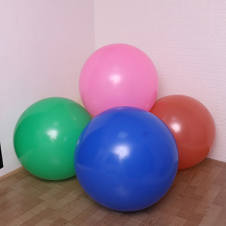 Globo de 36 pulgadas, globo redondo, decoración de la boda, explosión, barra, globo redondo, globo de látex de 36 pulgadas