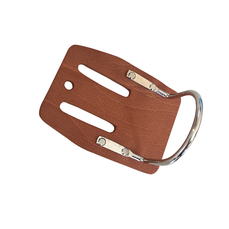 Suministro de la primera capa de piel de vaca martillo rack gancho de herramientas de piel de vaca rack cinta gancho colgando bolsa