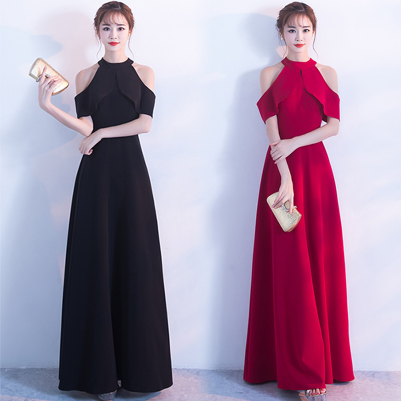 2026 Evening Dress for Women, Long Elegant Slimming Banquet Dress, Korean Style Princess Party Slim Dress 3688