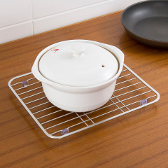 Oruzhe 304 stainless steel tray insulation pad sink dish storage drain rack kitchen anti-scald pot pad placemat
