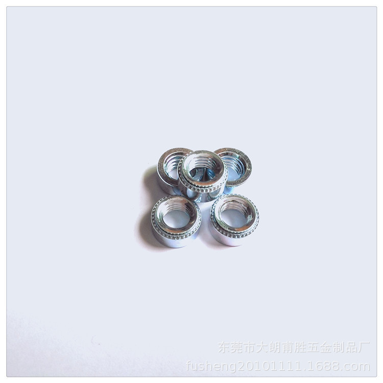 厂家现货批发供应 S-M8-1压铆镀锌螺母 钣金花齿螺母机箱机柜螺母