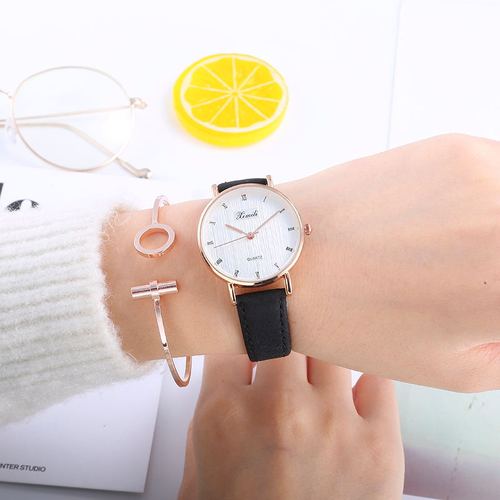 Drop shipping new style watches for female students, Korean-style simple trendy ulzzang style, girls' ins retro Mori style
