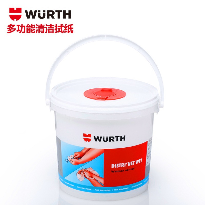 wurth/伍尔特工业清洁布一次性百洁布擦拭纸一桶150片 0893900150