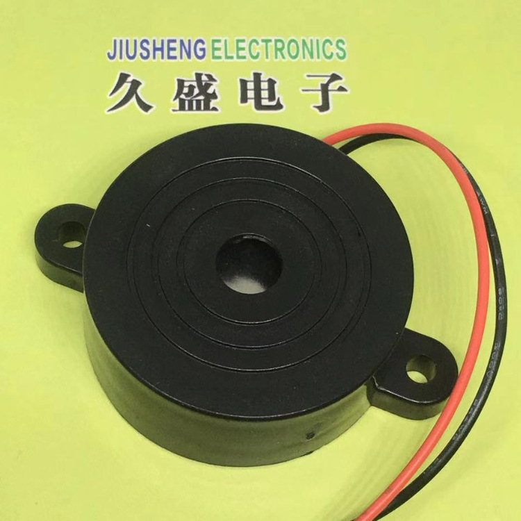 【厂家直销】有源带线蜂鸣器4216MM 压电式3-30V 120BD声音 直流