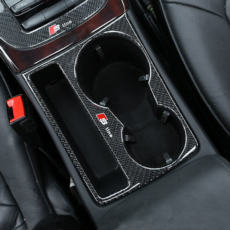 Audi, glass holder for navigator carbon fibre, modified light panel