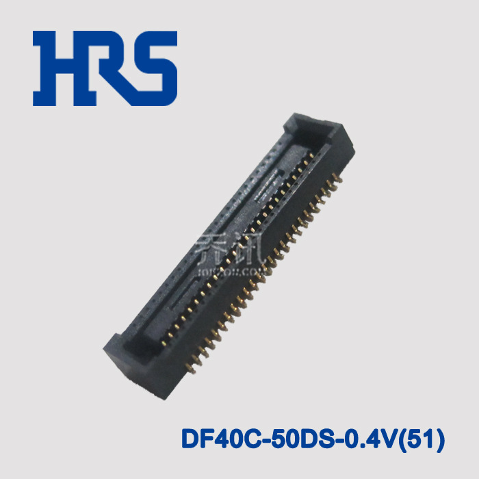 HRS板对板连接器DF40C-50DS-0.4V(51) 广濑DF40系列50pin原厂针座