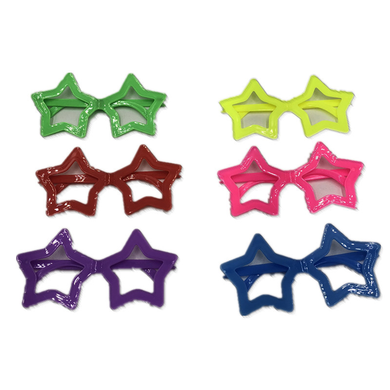 Manufacturer's new pentagram square -shaped peach heart oval glasses…