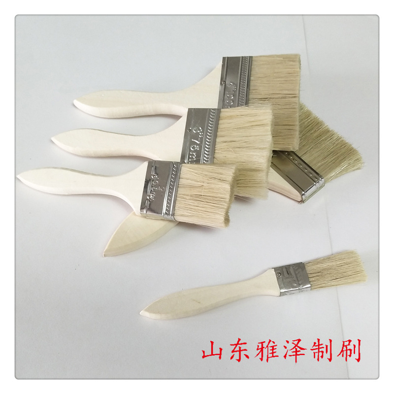 厂家批发油漆刷 各种毛刷 量大从优1-8寸刷子 外墙面刷漆用毛刷