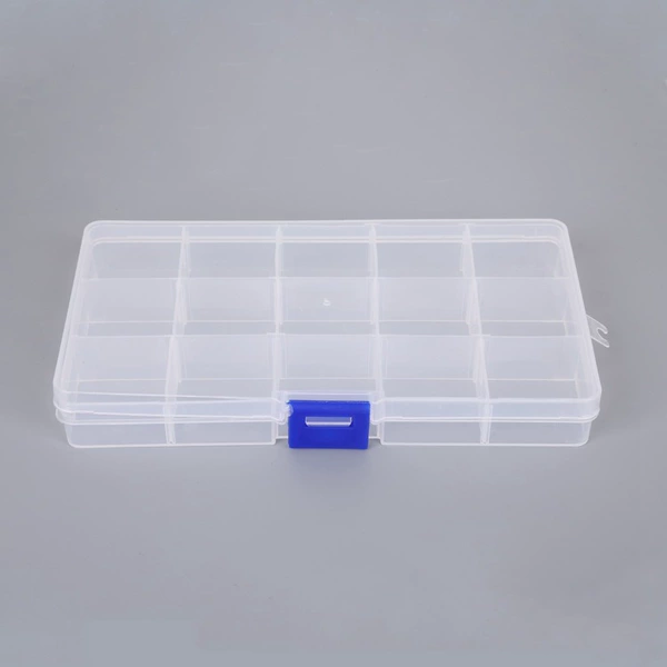 15 grid plastic box