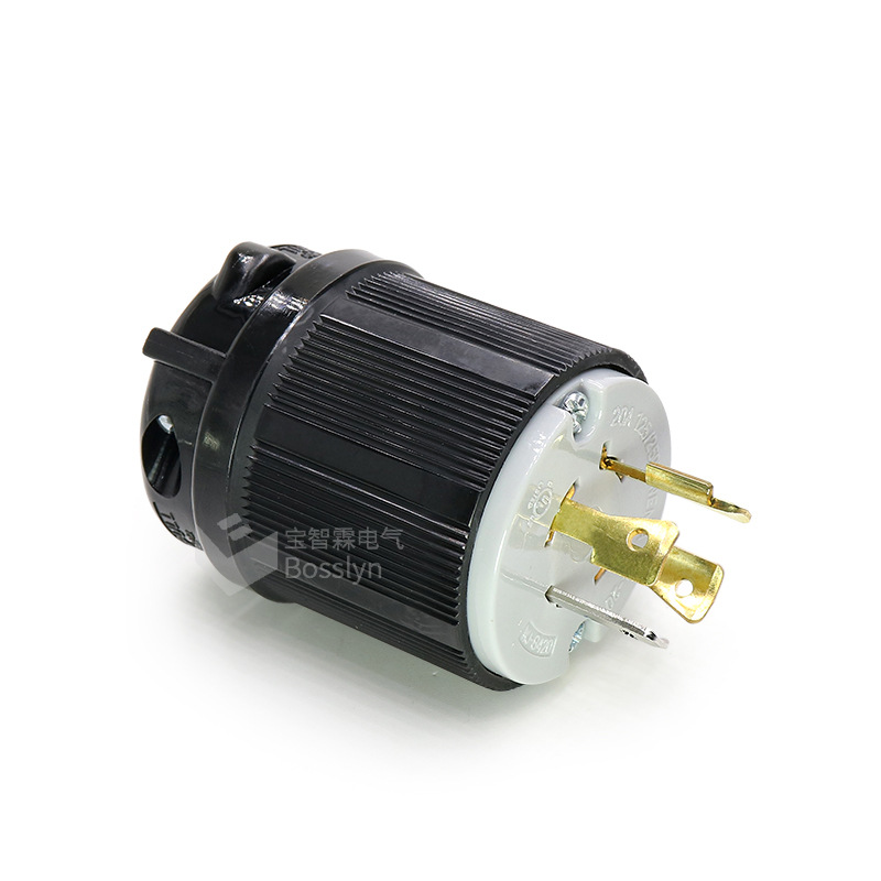 宝智霖供应NEMA 美规四芯插头 三相四线工业插头 20A 125-250V