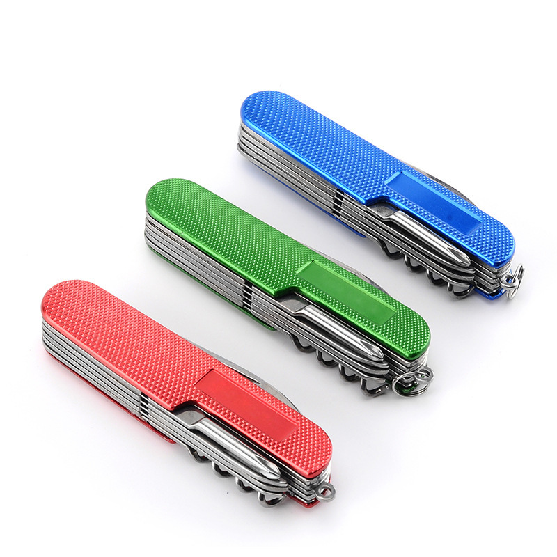 Multifunctional Stainless Steel 11-Function Knife, Outdoor Survival Folding Knife, Multi-Purpose Dining Knife, Swiss Knife, Gift Knife Multifunctional Stainless Steel 11-Function Knife, Outdoor Survival Folding Knife, Multi-Purpose Dining Knife, Swiss Knife, Gift Knife