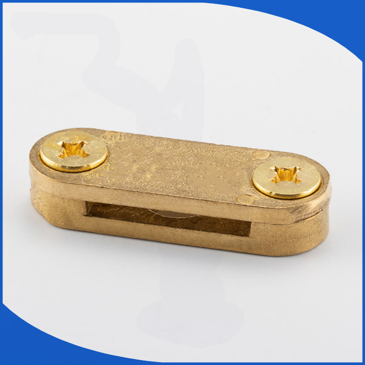 一字铜带夹/黄铜材质/接地棒夹/防雷接地/防雷电设备/普通避雷针/