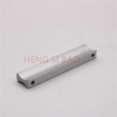 Manufacturer supplies aluminum alloy handles, modern and simple one-line two-color matte cabinet wardrobe drawer door handles