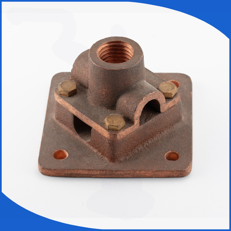 避雷针底座/多功能避雷针底座/纯铜避雷针底座/防雷接地/120mm2
