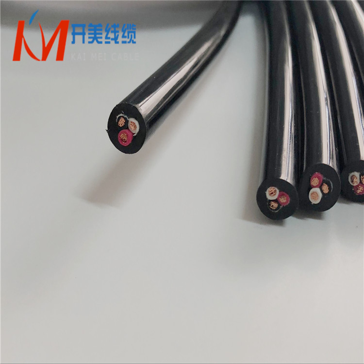 螺旋电缆 弹簧线 PU线缆 高空车3芯4芯6芯防油耐磨电缆 工厂现货