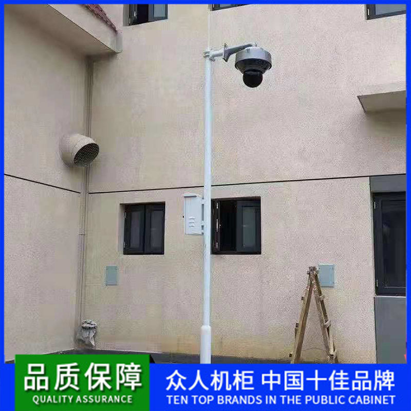 厂家直供 监控立杆 八角道路监控杆 小区室外监控杆 道路监控杆