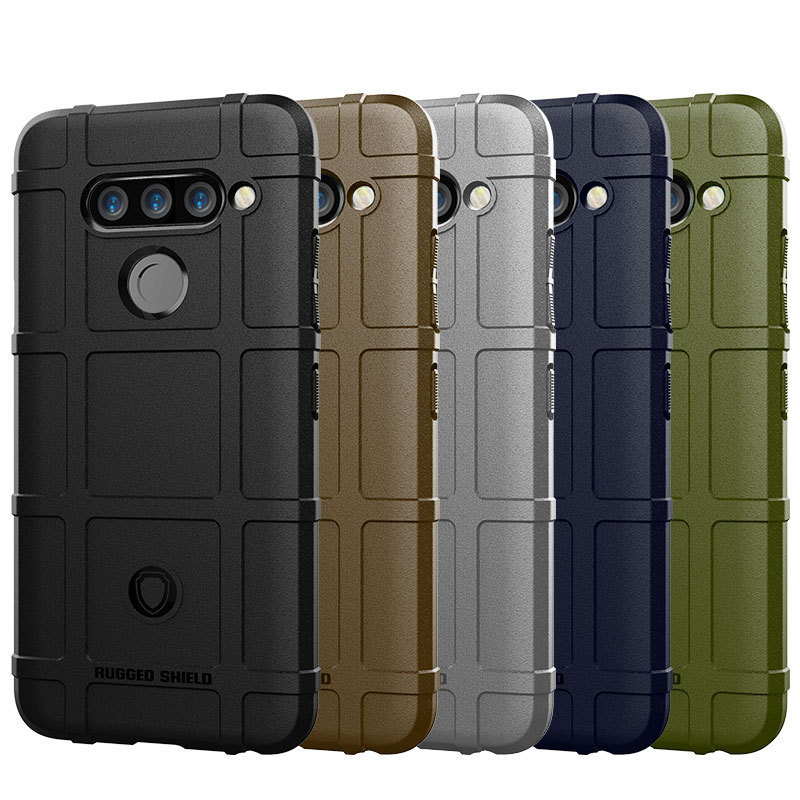 For LG V40 ThinQ Phone Case V40ThinQ Protective Cover Soft Silicone Full Cover Shield Frosted Thickened For LG V40 ThinQ Phone Case V40ThinQ Protective Cover Soft Silicone Full Cover Shield Frosted Thickened