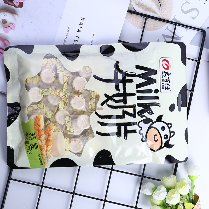 Dabashi Dairy Products Special Strawberry Flavor Dry-Eat Candy for Children and Students High Calcium Cheese Chewing Tablets Factory Wholesale