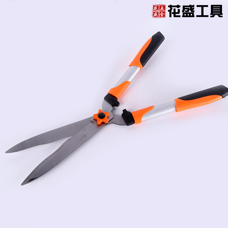 厂家现货批发台湾篱笆剪 绿篱草坪剪 园林绿化工具大剪刀草剪
